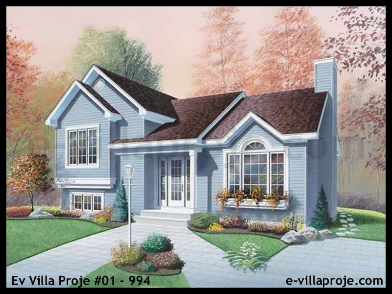 KCE-01.994 175 m² hafif çelik ev mimari görselleştirmesi