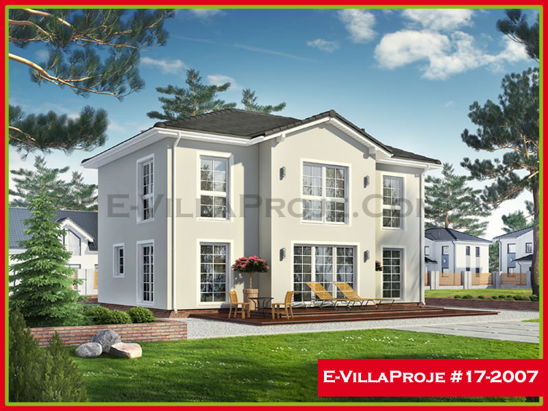 KCE-17.2007 177 m² hafif çelik ev mimari görselleştirmesi