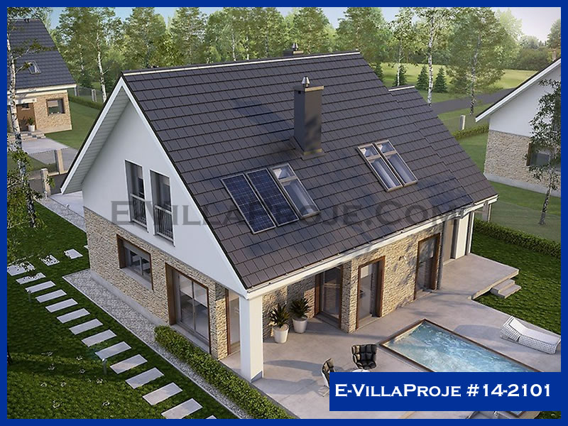 KCE-8708 179 m² hafif çelik ev mimari görselleştirmesi