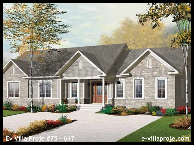 KCE-75.647 179 m² hafif çelik ev mimari görselleştirmesi