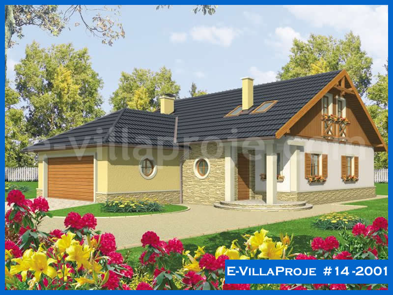 KCE-5873 180 m² hafif çelik ev mimari görselleştirmesi