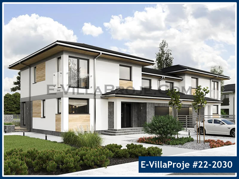 KCE-22.2030 181 m² Kıbrıs hafif çelik ev mimari görselleştirmesi