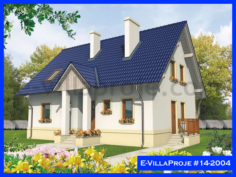 KCE-5932 181 m² hafif çelik ev mimari görselleştirmesi