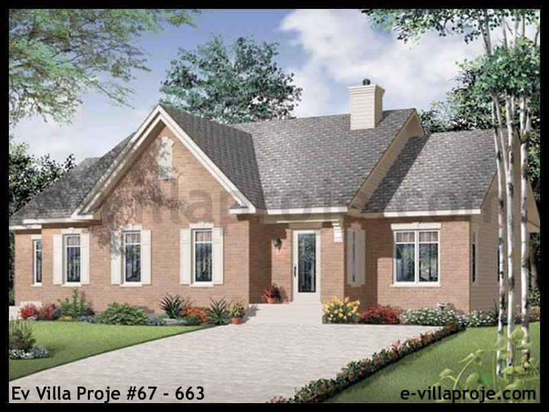 KCE-67.663 182 m² hafif çelik ev mimari görselleştirmesi