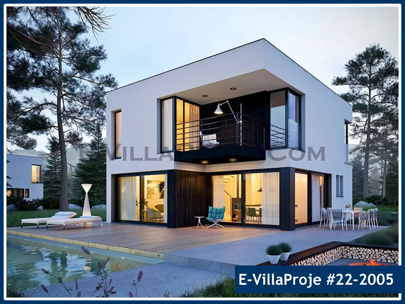 KCE-22.2005 183 m² hafif çelik ev mimari görselleştirmesi