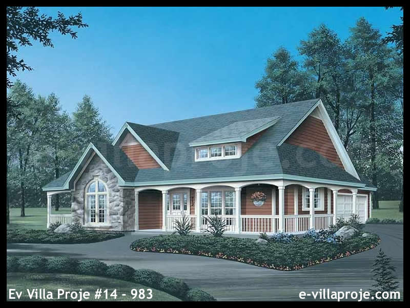KCE-14.983 183 m² hafif çelik ev mimari görselleştirmesi