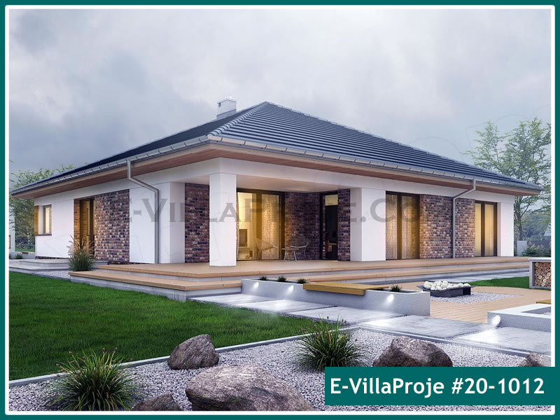 KCE-20.1012 183 m² hafif çelik ev mimari görselleştirmesi