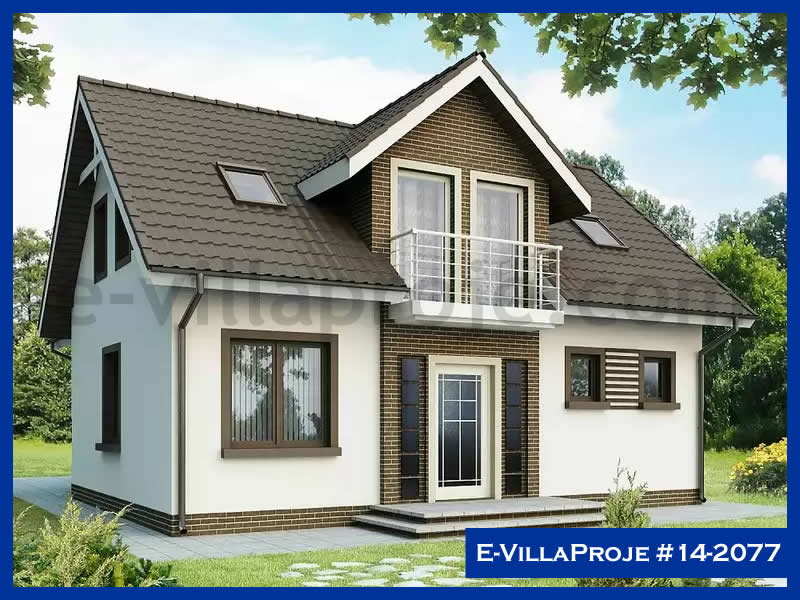 KCE-14.2077 184 m² hafif çelik ev mimari görselleştirmesi