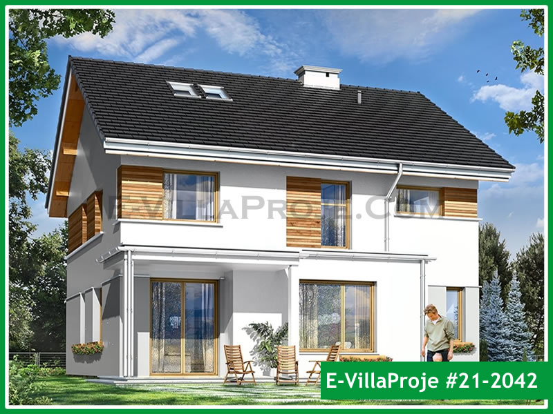 KCE-21.2042 184 m² hafif çelik ev mimari görselleştirmesi