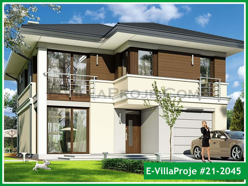 KCE-21.2045 185 m² hafif çelik ev mimari görselleştirmesi