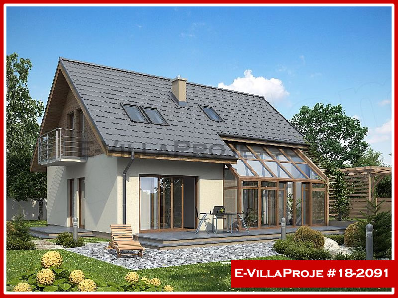 KCE-17379 186 m² hafif çelik ev mimari görselleştirmesi