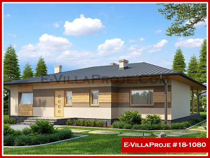 KCE-18516 186 m² hafif çelik ev mimari görselleştirmesi