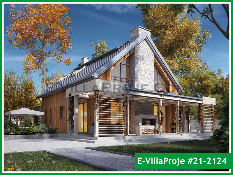 KCE-21.2124 187 m² hafif çelik ev mimari görselleştirmesi
