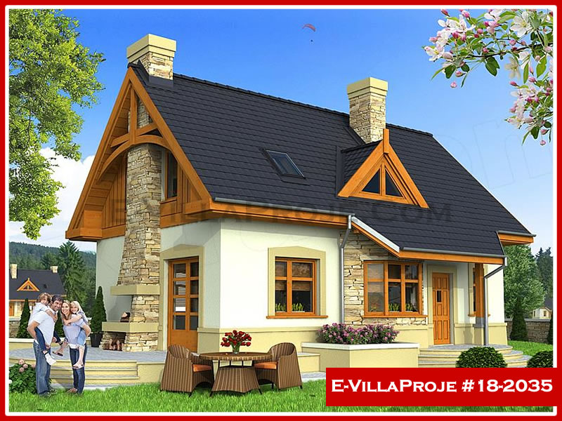 KCE-16143 187 m² hafif çelik ev mimari görselleştirmesi