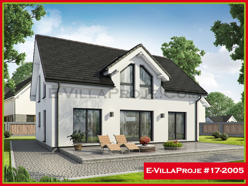 KCE-17.2005 188 m² hafif çelik ev mimari görselleştirmesi