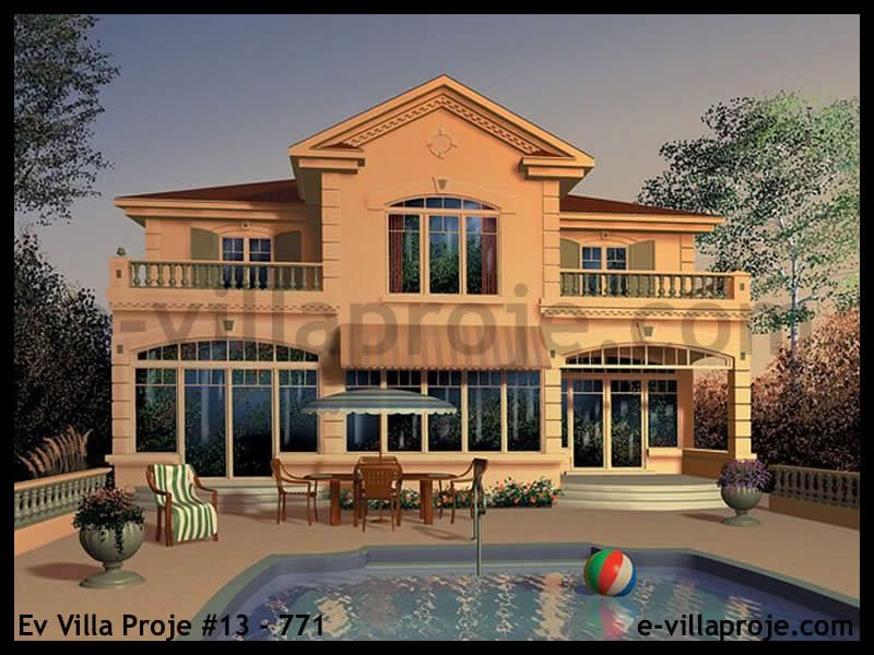 KCE-13.771 191 m² hafif çelik ev mimari görselleştirmesi