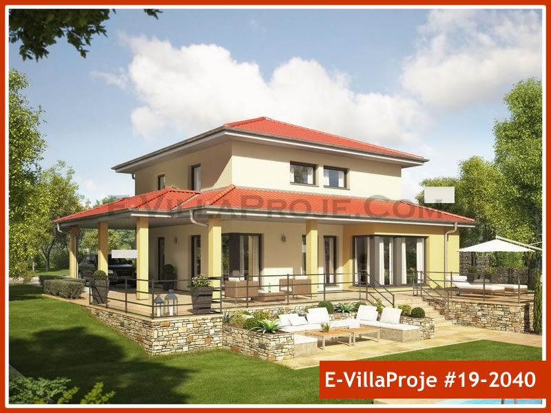 KCE-19.2040 191 m² hafif çelik ev mimari görselleştirmesi