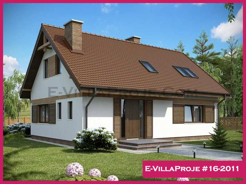 KCE-10542 191 m² hafif çelik ev mimari görselleştirmesi