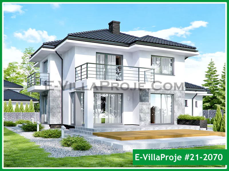 KCE-21.2070 191 m² hafif çelik ev mimari görselleştirmesi