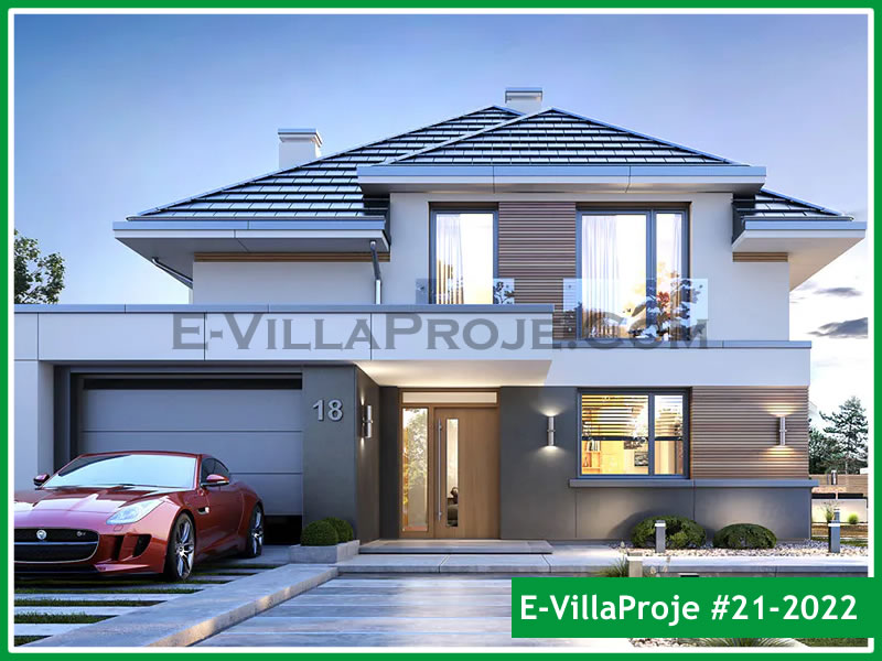 KCE-21.2022 192 m² hafif çelik ev mimari görselleştirmesi