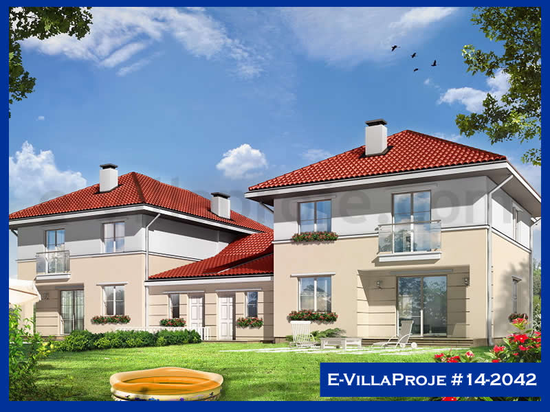 KCE-14.2042 194 m² hafif çelik ev mimari görselleştirmesi