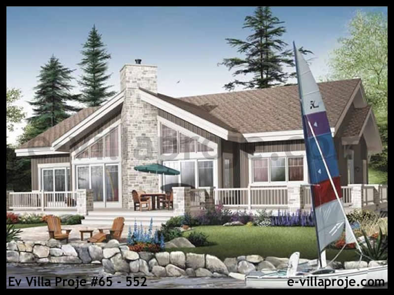 KCE-65.552 194 m² hafif çelik ev mimari görselleştirmesi