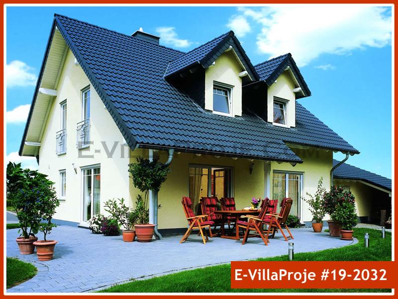 KCE-19.2032 195 m² hafif çelik ev mimari görselleştirmesi