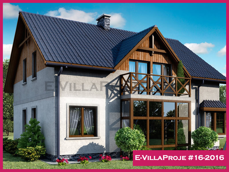 KCE-16.2016 195 m² hafif çelik ev mimari görselleştirmesi