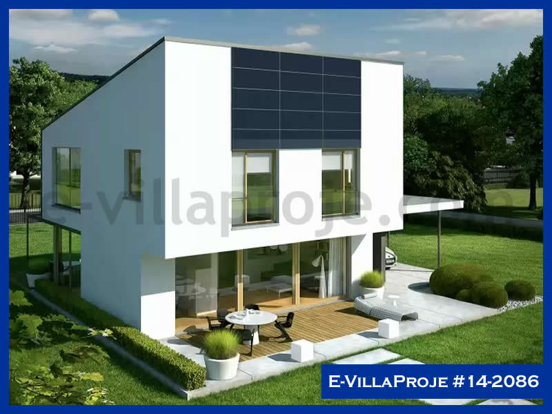 KCE-14.2086 195 m² hafif çelik ev mimari görselleştirmesi