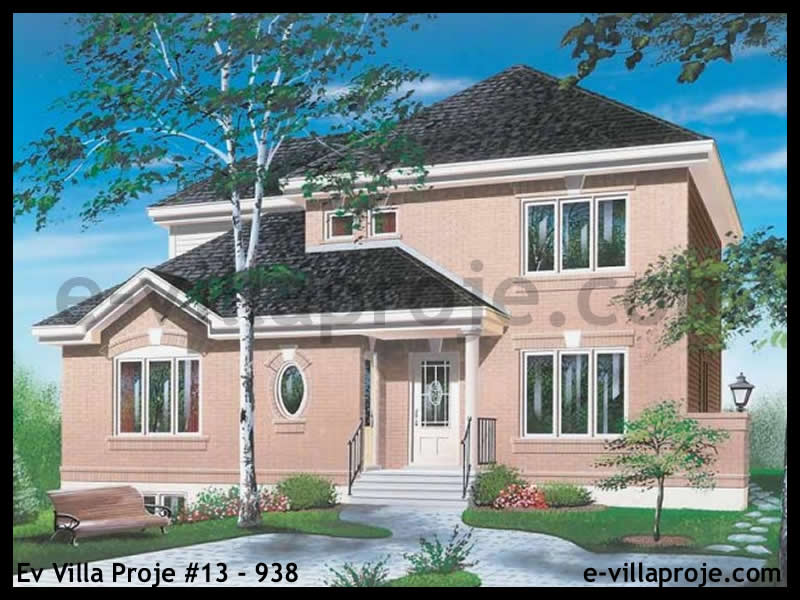 KCE-13.938 196 m² hafif çelik ev mimari görselleştirmesi