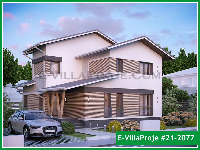 KCE-21.2077 196 m² hafif çelik ev mimari görselleştirmesi