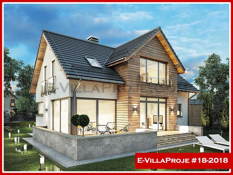 KCE-15744 196 m² hafif çelik ev mimari görselleştirmesi