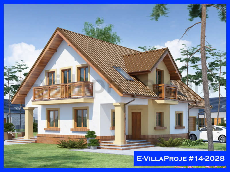 KCE-6234 197 m² hafif çelik ev mimari görselleştirmesi