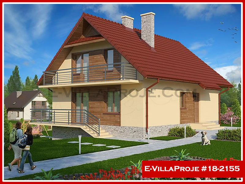 KCE-18.2155 198 m² hafif çelik ev mimari görselleştirmesi