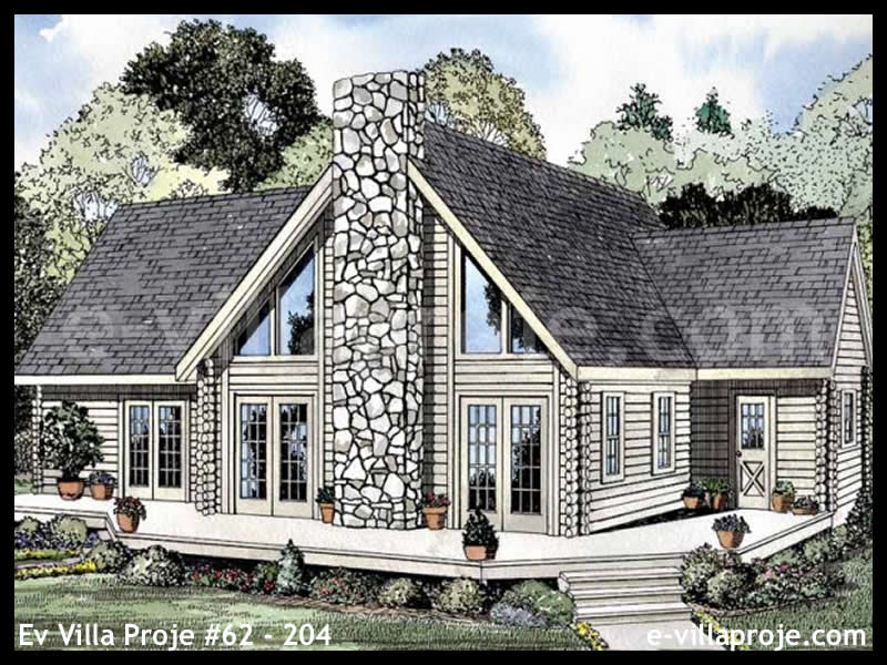 KCE-62.204 199 m² hafif çelik ev mimari görselleştirmesi