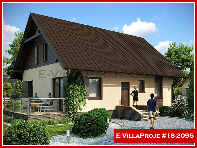 KCE-18.2095 199 m² hafif çelik ev mimari görselleştirmesi