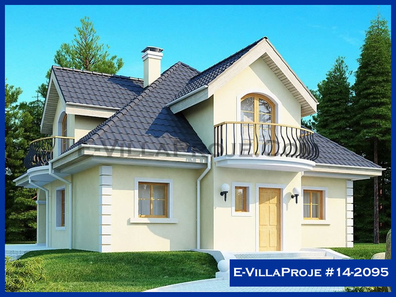 KCE-14.2095 200 m² hafif çelik ev mimari görselleştirmesi