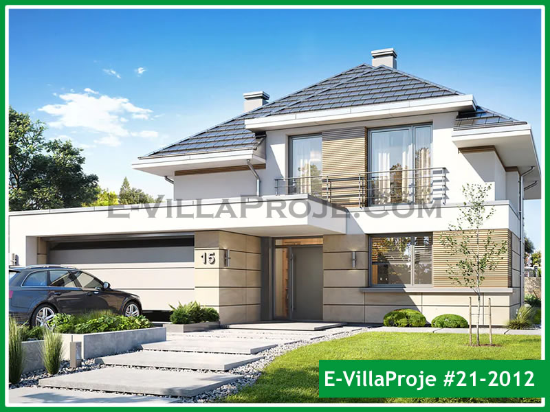 KCE-21.2013 201 m² hafif çelik ev mimari görselleştirmesi