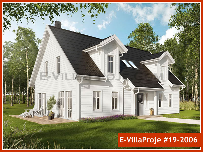 KCE-19.2006 203 m² hafif çelik ev mimari görselleştirmesi