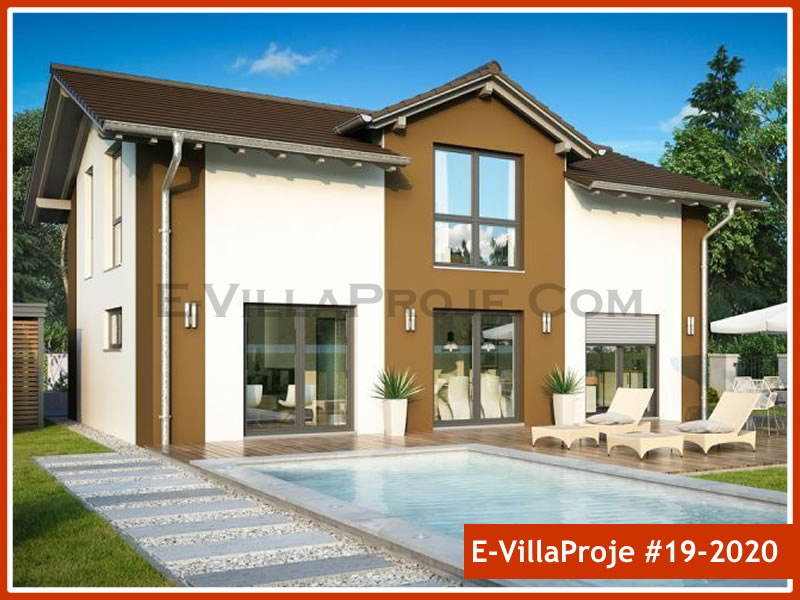 KCE-20438 204 m² hafif çelik ev mimari görselleştirmesi
