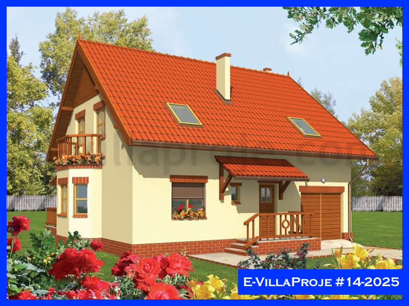 KCE-6193 205 m² hafif çelik ev mimari görselleştirmesi