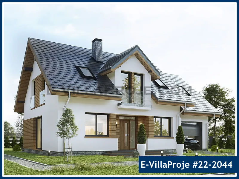 KCE-22.2044 206 m² Kıbrıs hafif çelik ev mimari görselleştirmesi