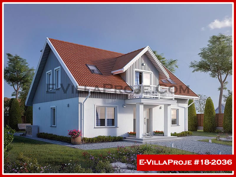 KCE-16135 206 m² hafif çelik ev mimari görselleştirmesi