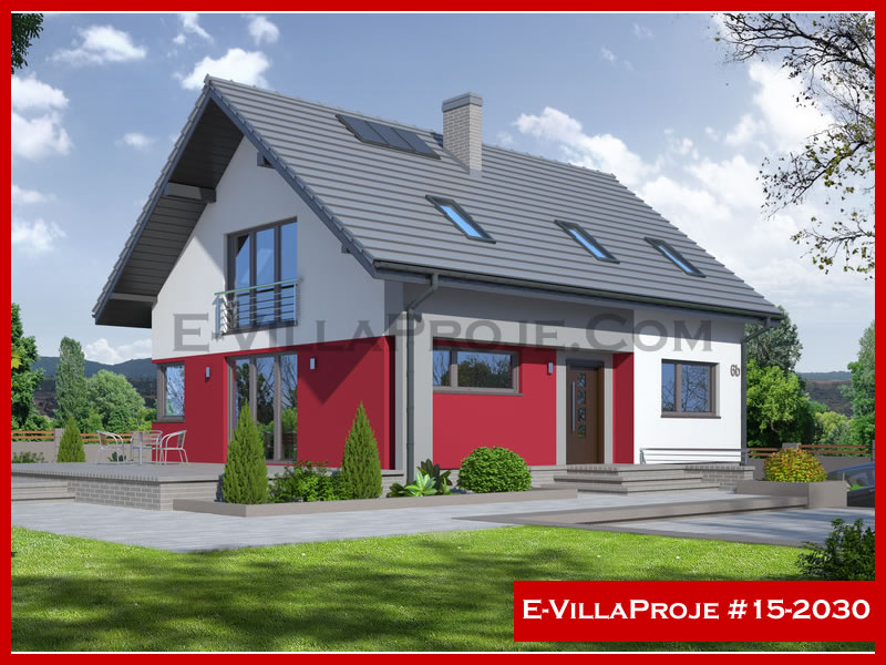 KCE-15.2030 207 m² hafif çelik ev mimari görselleştirmesi