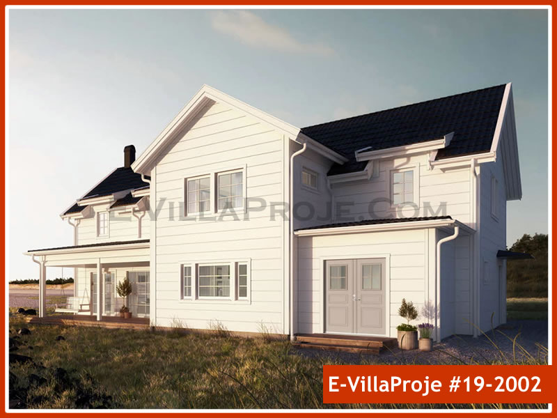 KCE-19.2002 207 m² hafif çelik ev mimari görselleştirmesi
