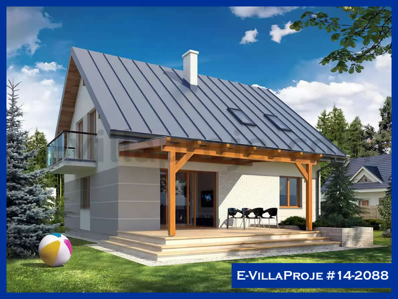 KCE-14.2088 209 m² hafif çelik ev mimari görselleştirmesi