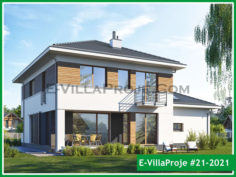 KCE-21.2021 211 m² hafif çelik ev mimari görselleştirmesi