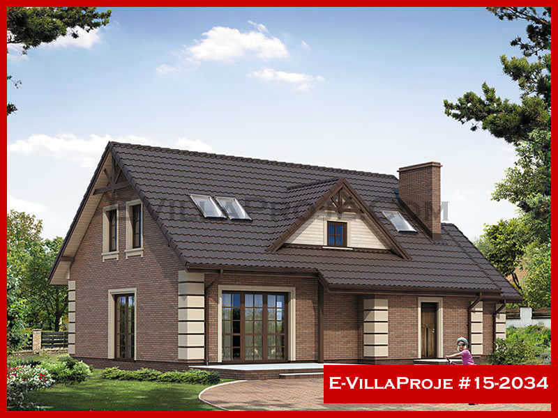 KCE-15.2034 212 m² hafif çelik ev mimari görselleştirmesi