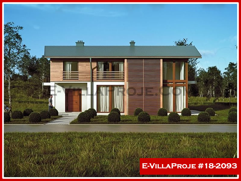 KCE-18.2093 213 m² hafif çelik ev mimari görselleştirmesi
