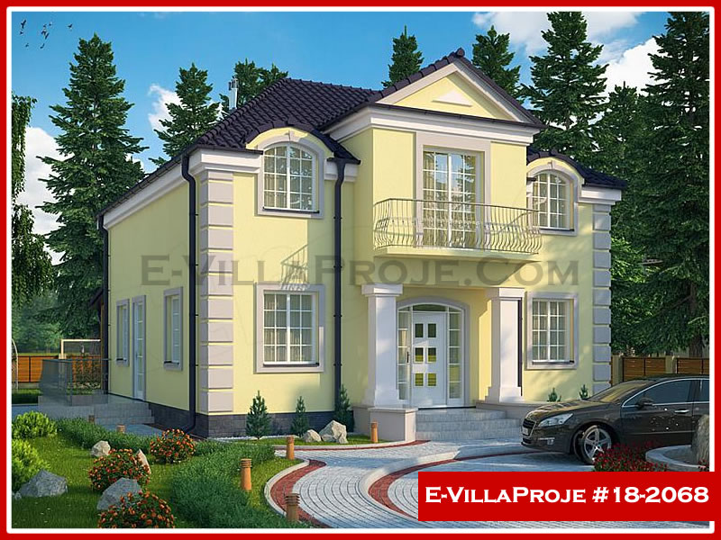 KCE-16891 213 m² hafif çelik ev mimari görselleştirmesi